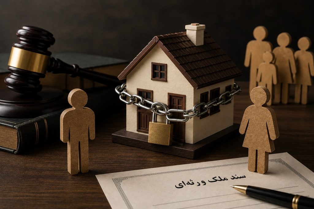 تصرف ملک ورثه ای توسط یکی از وراث