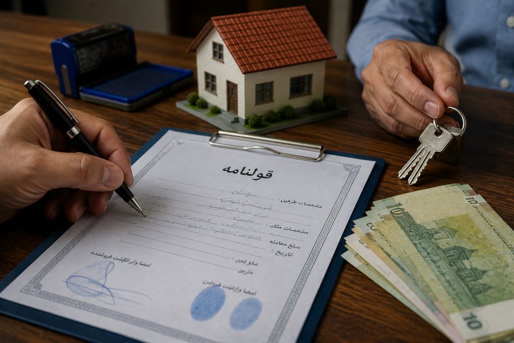 آیا قولنامه دست‌نویس اعتبار قانونی دارد؟